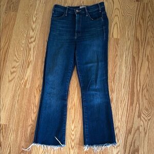 Mother Hustler Fray size 25 Women's Blue Jeans